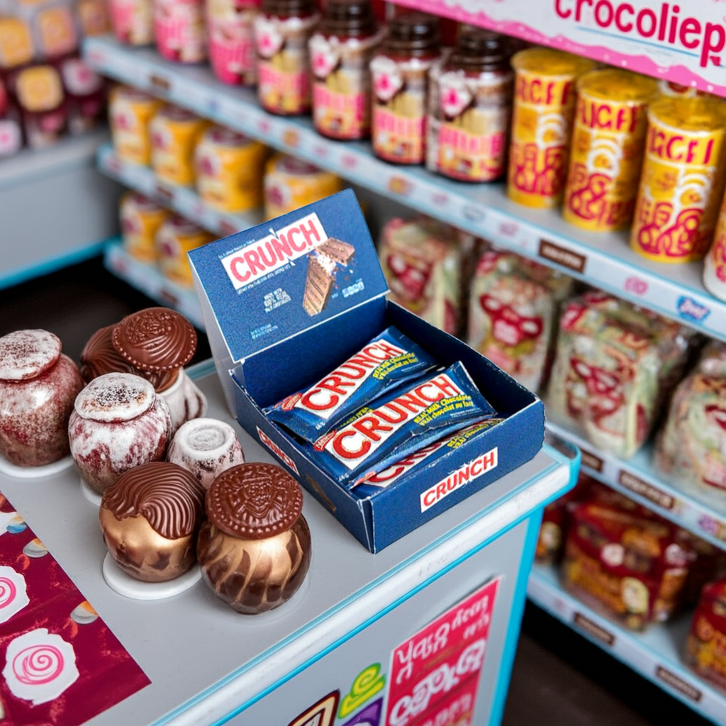 Crunch snack display for 1:6 dollhouse