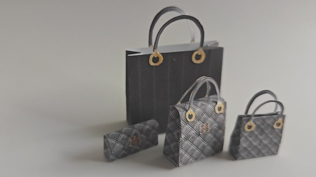 1:6 Luxury brands bags, purse and boxes for dollhouse and department store, luxury house decorations, Christmas ornaments