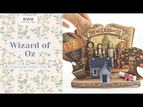 Wizard of Oz Miniature Scene: Printable DIY Papercraft Kit (Digital Download)