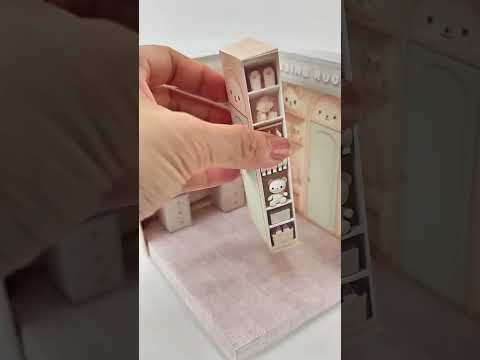 Miniature Pink Carpet Floor : PickScene Paper Doll Room (3 inch Doll Size: 131 x 106mm)
