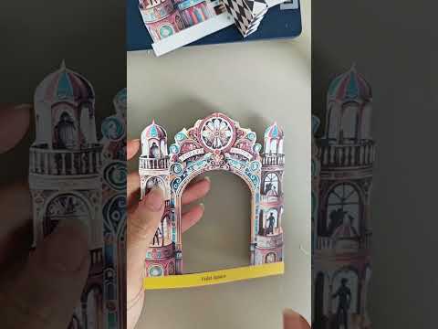 Castle Paper Theater Stand, Miniature Scene Kit (Printable)