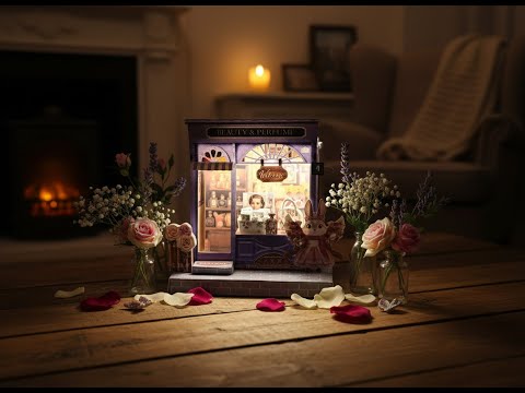 PickScene Beauty & Perfume House — Decorative Light House Papercraft for Home Décor or Gifting (Printable Digital Download)