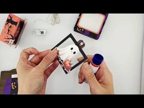 Halloween Light-Up Ornament Box — DIY Personalizable Spooky Ornament Craft Kit