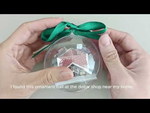 BMM Ginger Bread House 2 styles, Christmas Ornaments little house, creative x'mas idea, present, DIY ornaments, printable Christmas idea