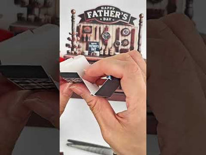 DIY Father’s Day Stand & Card Kit — Miniature Display for Showing Love to Dad