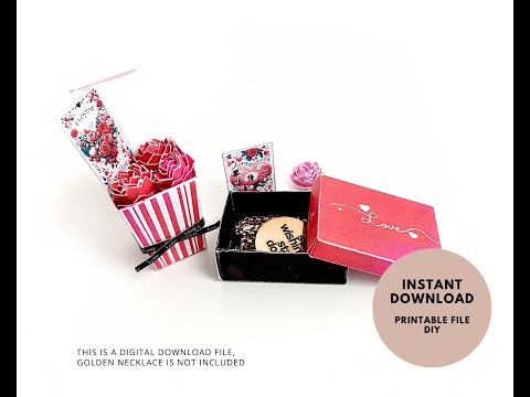 valentine's day set with flowers and gift box, miniature decoration for your love, girlfriend or boyfriend, anniversary cake decoration