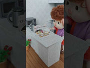 1:12 5 items Tea Party Set and box, mini tea pot, tea box display. tea bags, cups and plates and Tea Party Tray, 3D printing STL