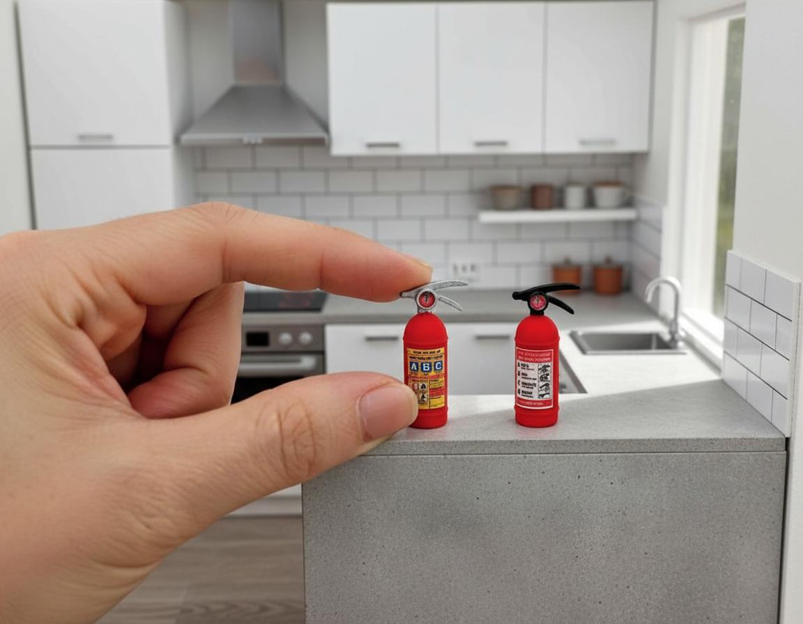 1:12 Scale Fire Extinguisher 3D STL Model for Dioramas (Digital Download)