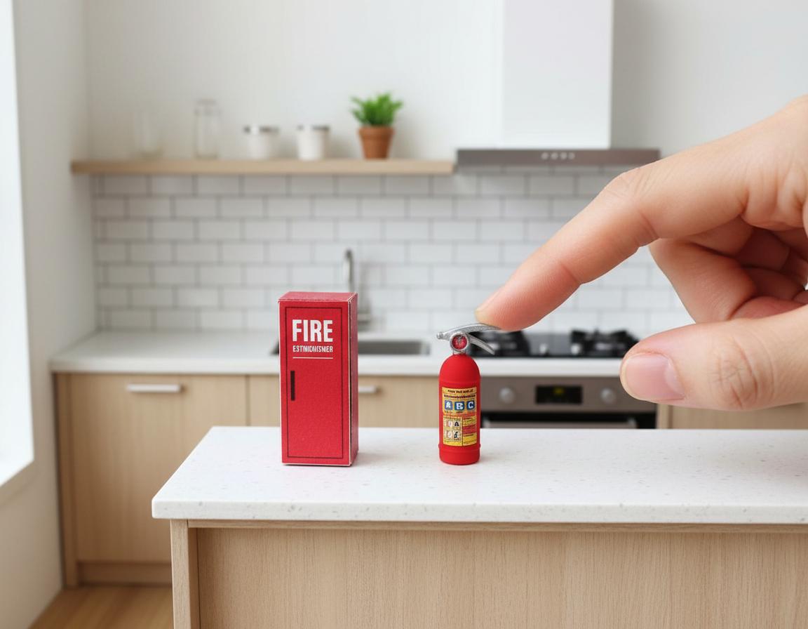 1:12 Scale Fire Extinguisher 3D STL Model for Dioramas (Digital Download)