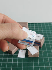 1:12 post office mail box and packages with envelops, canada post
