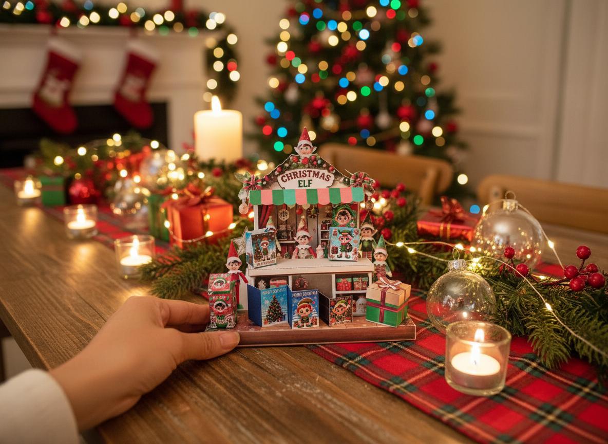 x'mas stand DIY miniature kit- Christmas present