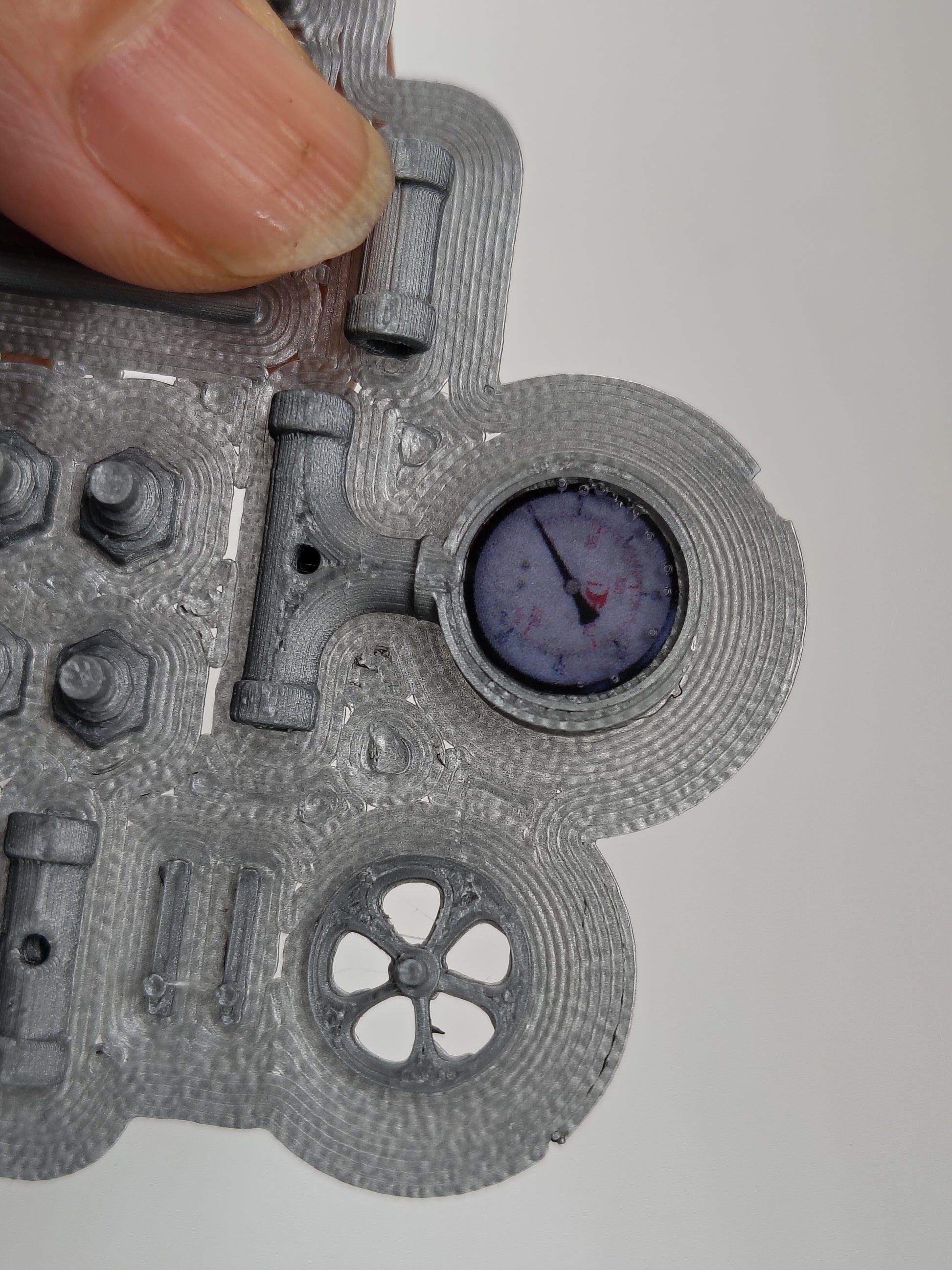 1:12 Scale Miniature Gas Pipe System Kit, (As Is Reason- Gas Meter Screen with Bubble)