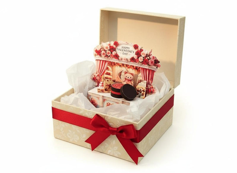 Valentine's Day Miniature Stand: DIY Printable Gift (PDF Pattern) bear  card