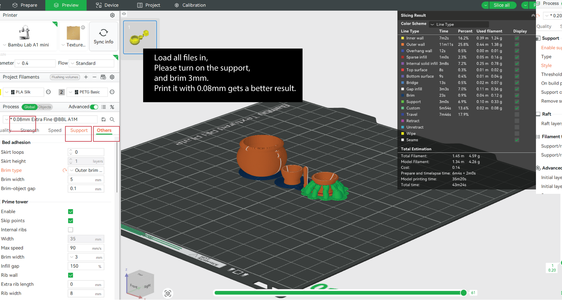1:12 fortune teller and potion set STL — miniature wizard accessories for dollhouse fantasy scenes. Instant 3D print download