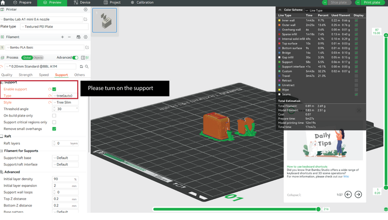 A 3D-printable STL file of a 1:12 scale miniature toaster, featuring detailed slots and buttons for a realistic dollhouse kitchen appliance