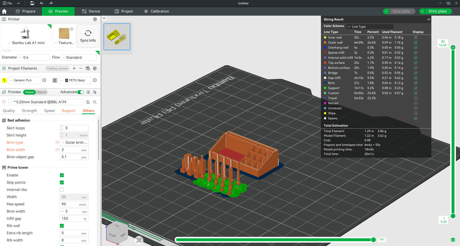 1:12 Make up brushes, lips stick and holder included simple magazine, cosmetic set for doll bedroom, STL file instant download